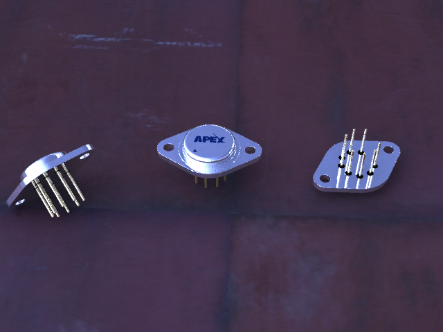 TO-3 8引脚，TO-3是一种标准化金属半导体